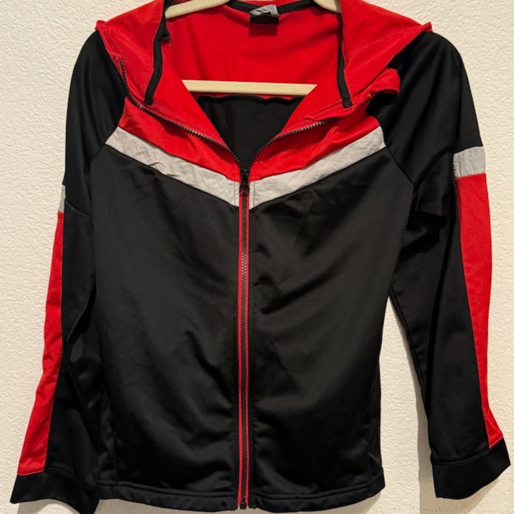 Boys Athletic Works Red and Black Jacket size XL (14/16)